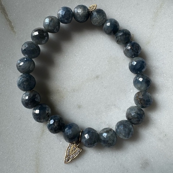 Sydney Evan Beaded Charm Bracelet with 14k Gold and Diamond Charm - Picture 6 of 12